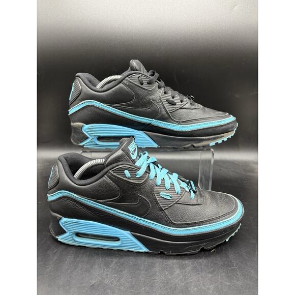 Nike Air Max 90 Undefeated Black Blue Fury CJ7197-002 Mens sneakers size 10.5 main image 9